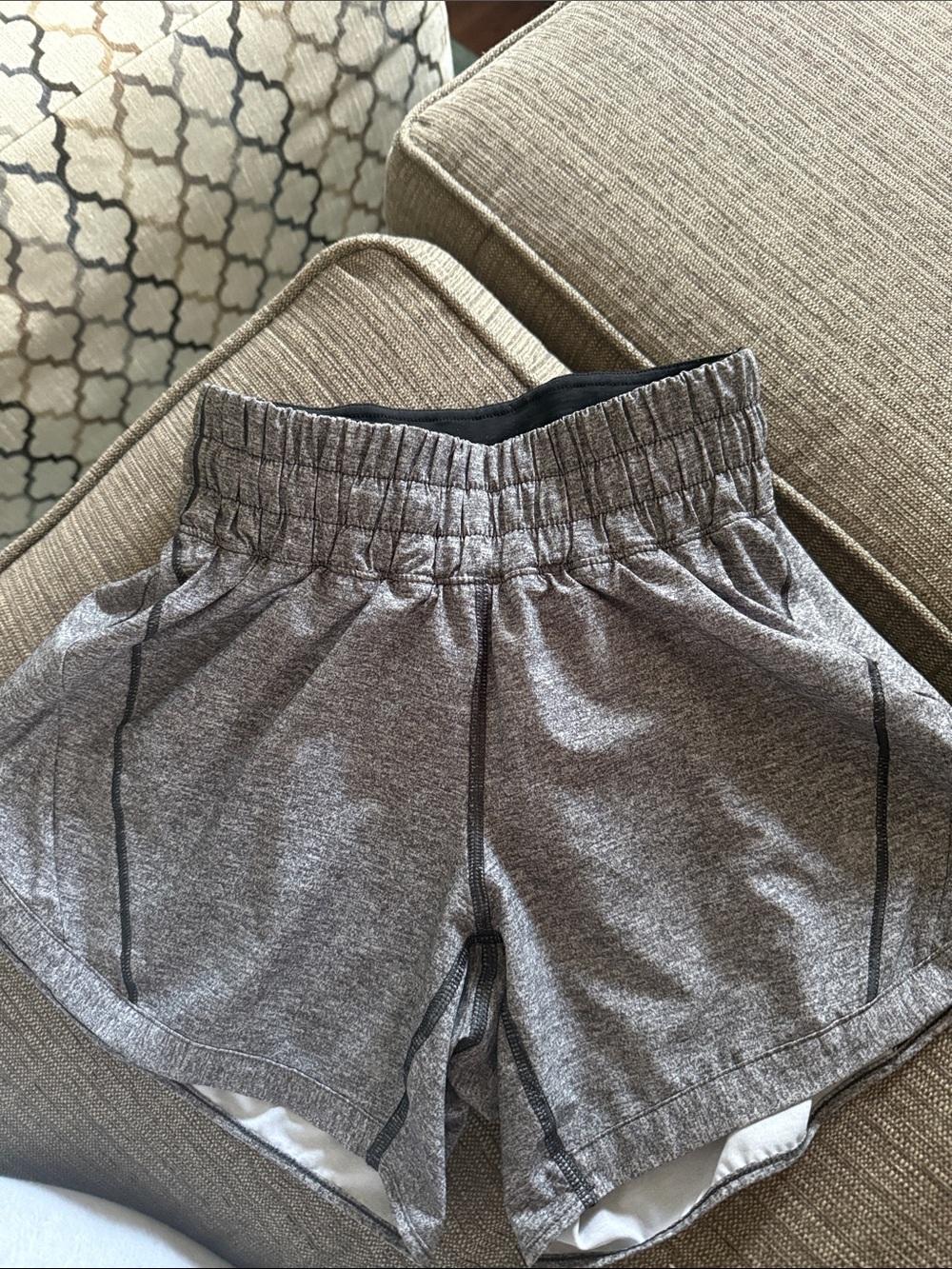 Lululemon Gray Athletic Shorts
